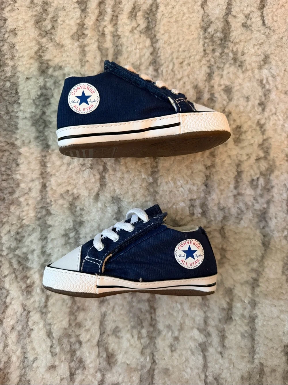 Converse Chuck Taylor All Star First Star Navy Baby Size 4